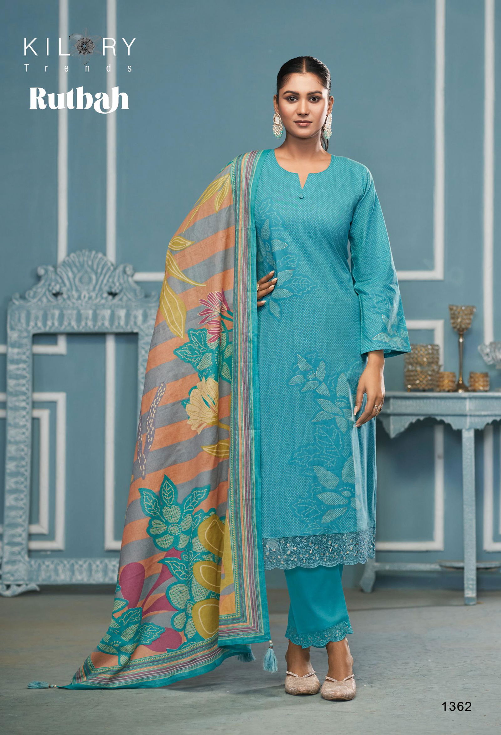 Rutbah By Kilory Lawn Cotton Digital Printed Salwar Kameez Online Wholesale